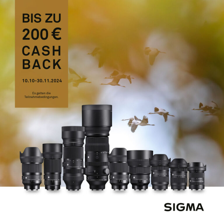 Sigma Objektiv Cashback-Aktion Herbst 2024