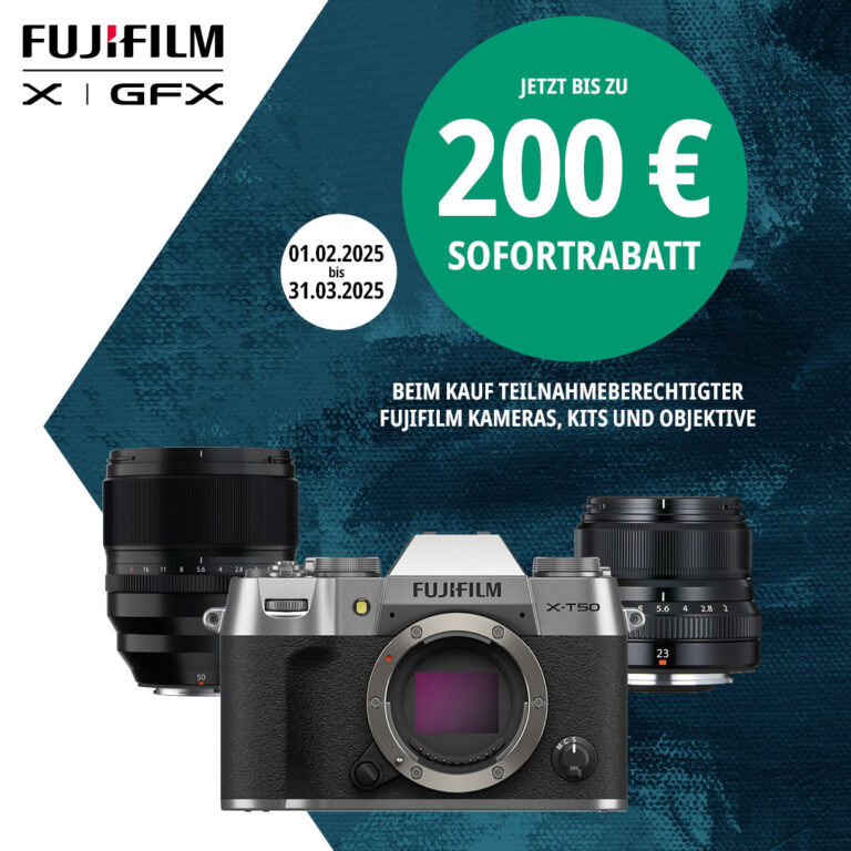 Fujifilm X-T50 Sofortrabattaktion 2025